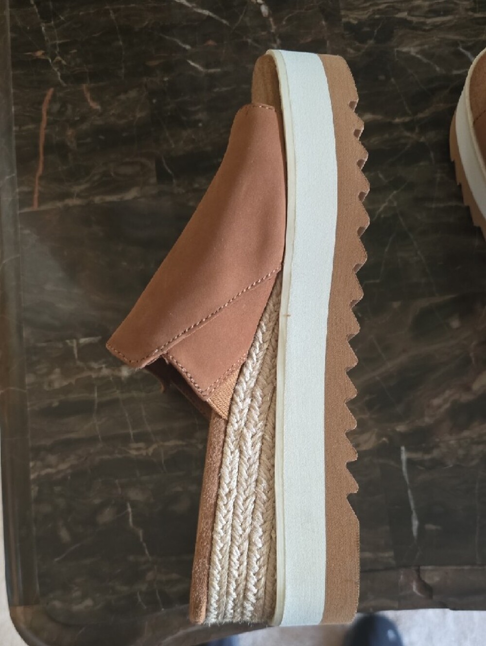 Toms Tan Diana Mule Wedge Sandal - Picture 3 of 5